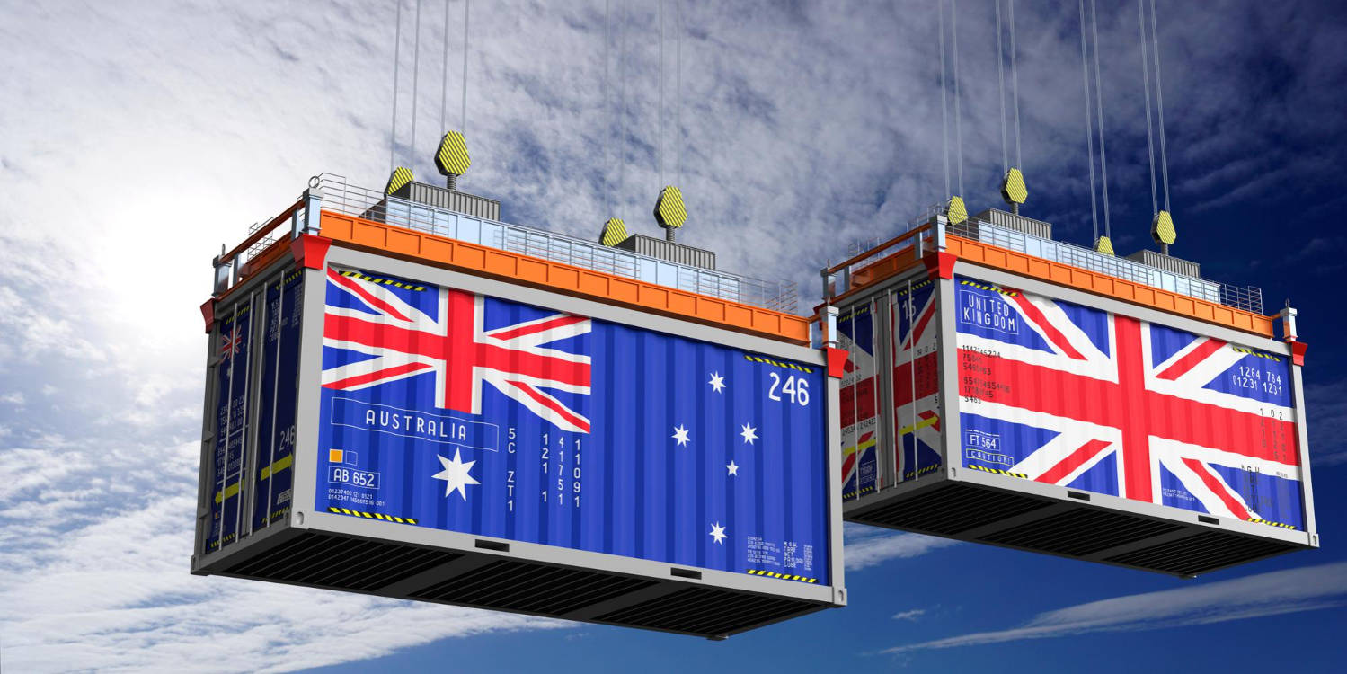 import from Australia to UK